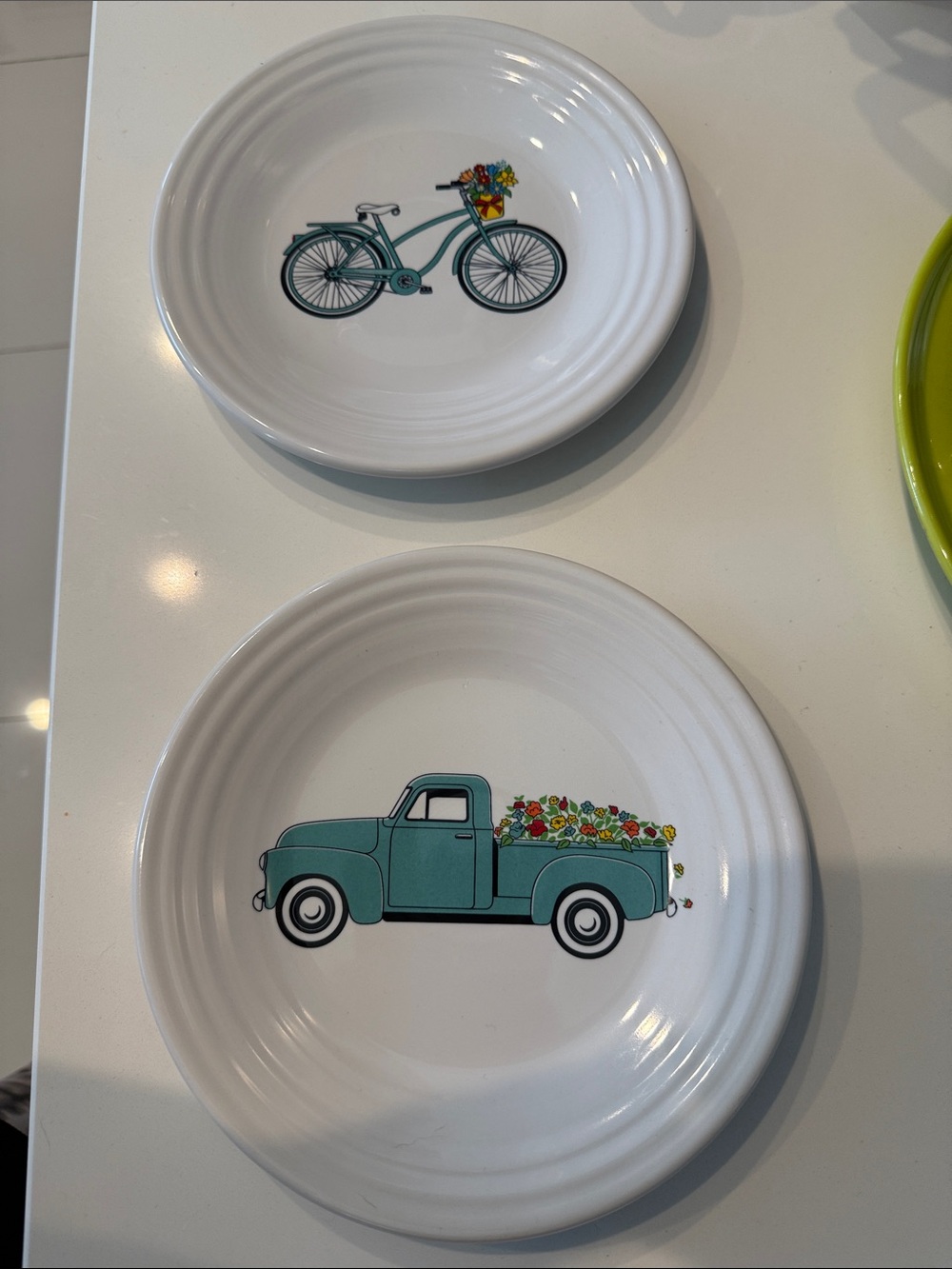 NEW Fiesta White Ceramic Luncheon Plates- Belk Exclusives
